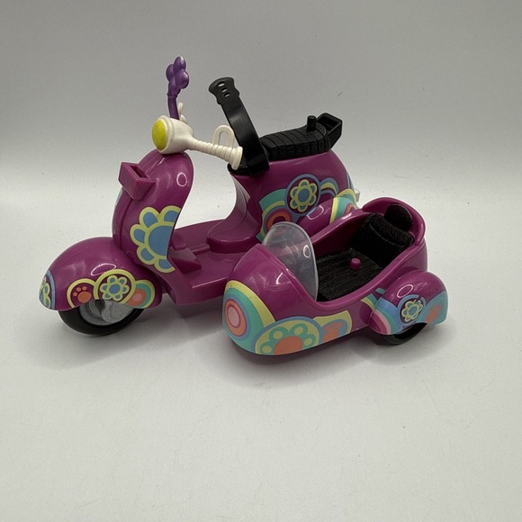 Hasbro Other - Littlest Pet Shop Blythe Purple Scooter with Sidecar 2010 Hasbro